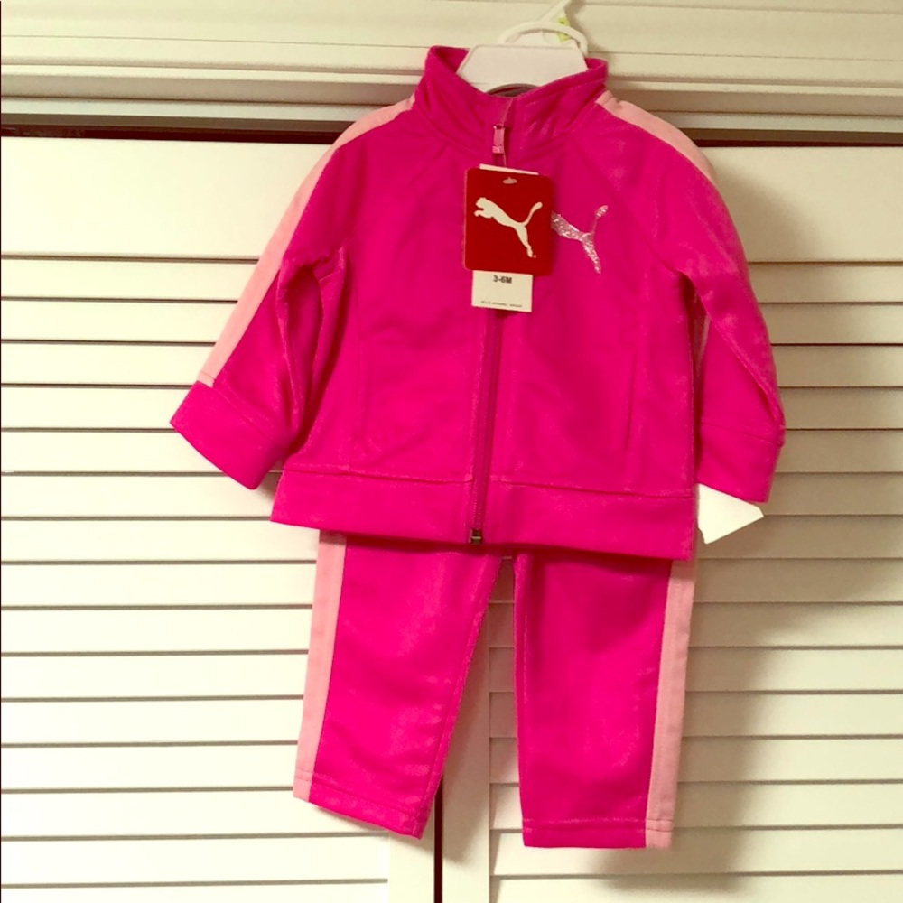 2 piece PUMA track suit for baby girls!!